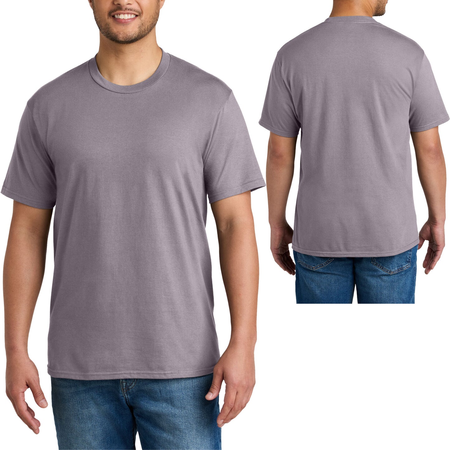 Mens Blended 60/40 Cotton/Poly CVC Tee Soft T-Shirt S-XL, 2XL, 3XL, 4XL NEW!