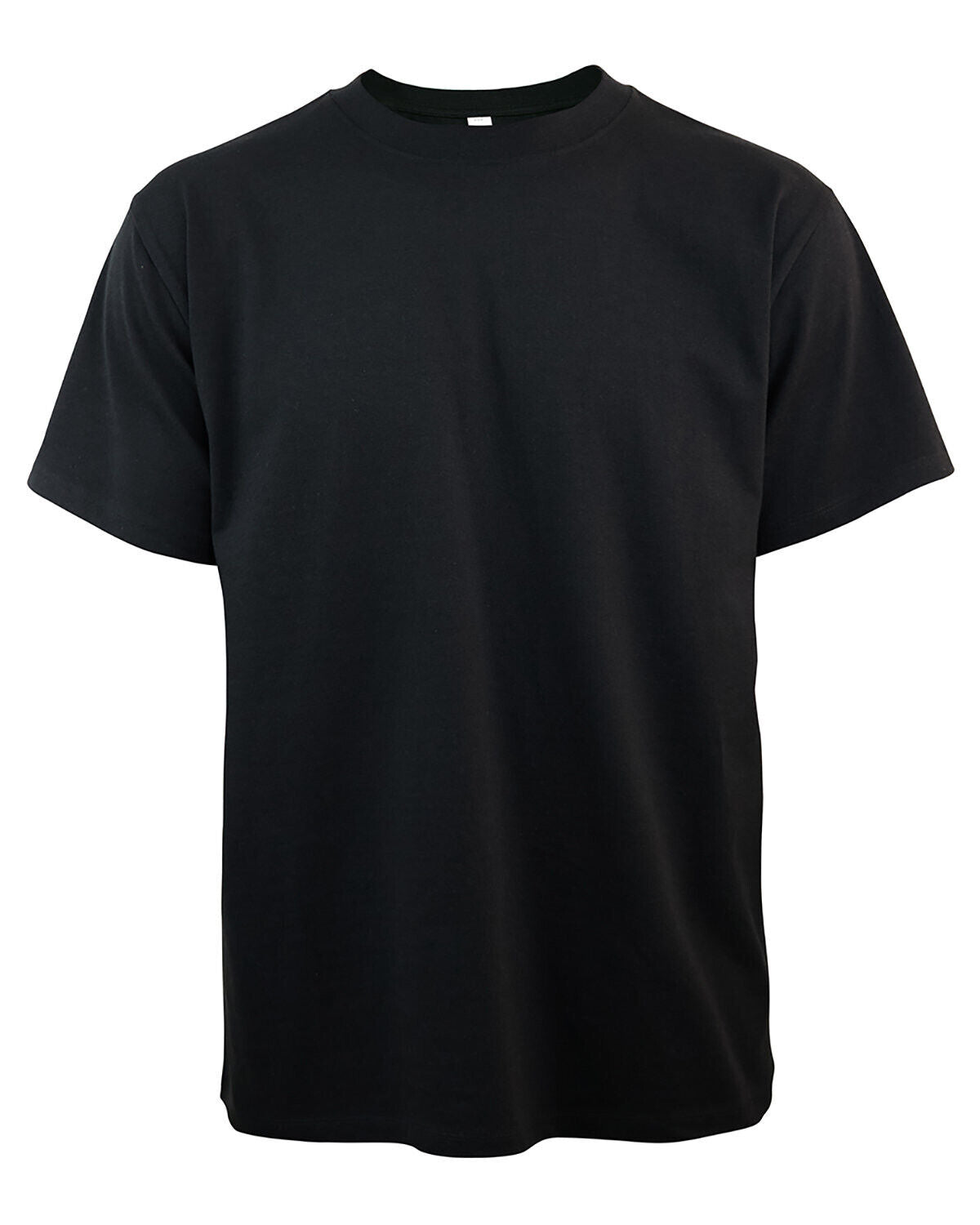 Mens Heavyweight 100% Preshrunk USA Grown Cotton T-Shirt Generous Fit Tee S-5XL