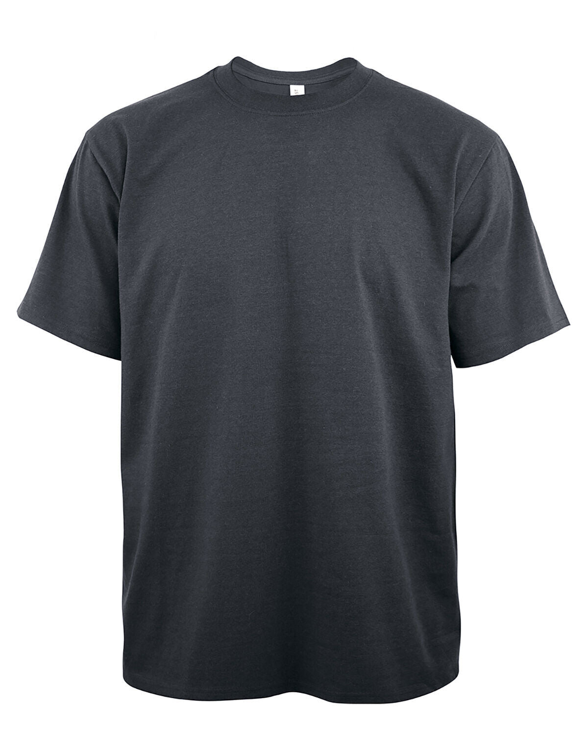 Mens Heavyweight 100% Preshrunk USA Grown Cotton T-Shirt Generous Fit Tee S-5XL