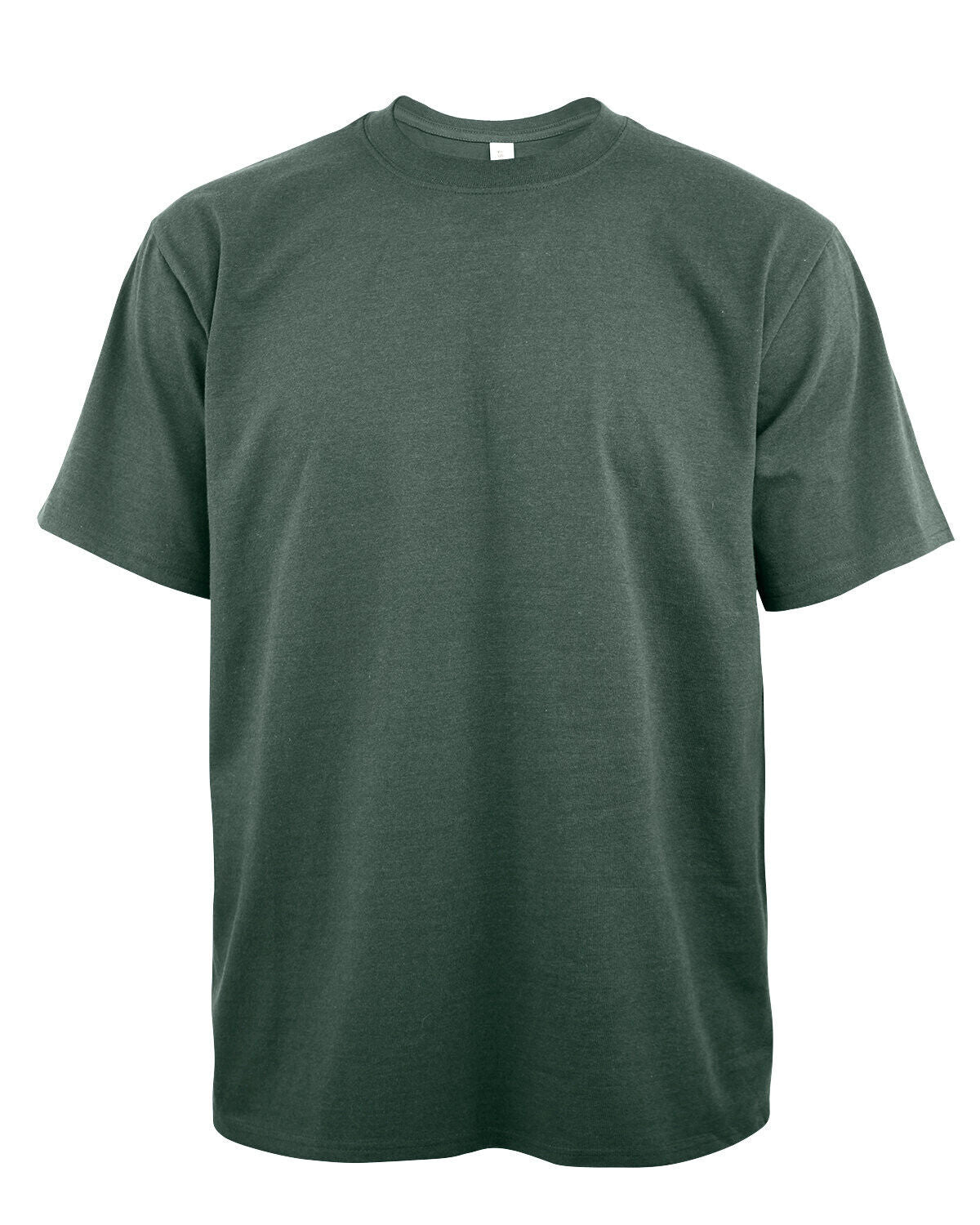 Mens Heavyweight 100% Preshrunk USA Grown Cotton T-Shirt Generous Fit Tee S-5XL