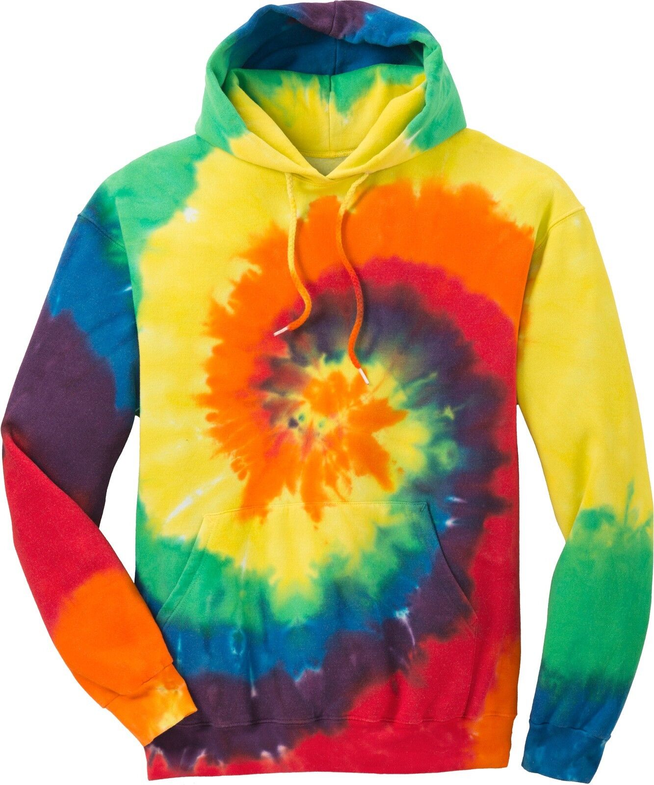 Mens Tie Dye Adult Hoodie Hooded Sweatshirt S M L XL 2X 3X 4X 11 COLORS NEW