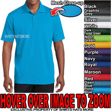 Load image into Gallery viewer, Mens Polo Shirt Moisture Wicking MICRO MESH Dri Fit XS - XL 2XL, 3XL, 4XL NEW