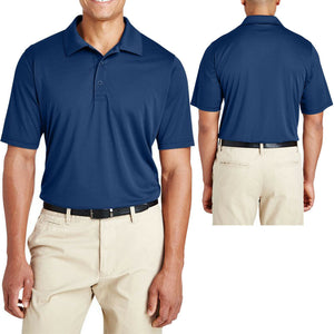 Mens Moisture Wicking Polo Shirt Dri Fit UV Protection XS, S, M, L, XL 2XL-6XL