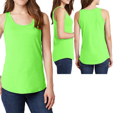 Load image into Gallery viewer, Ladies Plus Size Tank Top Neons Sleeveless Womens T-Shirt Top XL, 2XL 3XL, 4XL