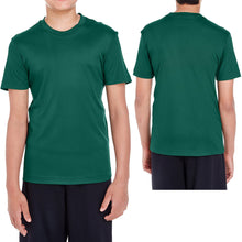 Load image into Gallery viewer, Youth Moisture Wicking T-Shirt UPF 40+ UV Team Sports Boys Girls Kids XS-XL NEW!