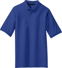 Load image into Gallery viewer, Mens Big and Tall Soft Blended Pocket Polo Shirt LT, XLT, 2XLT, 3XLT, 4XLT NEW