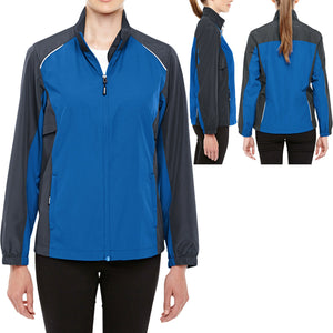 Ladies Plus Size Two Tone Jacket Water Resistant Windbreaker Womens XL, 2XL, 3XL