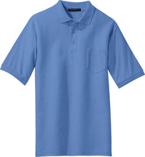 Load image into Gallery viewer, Mens Big and Tall Soft Blended Pocket Polo Shirt LT, XLT, 2XLT, 3XLT, 4XLT NEW