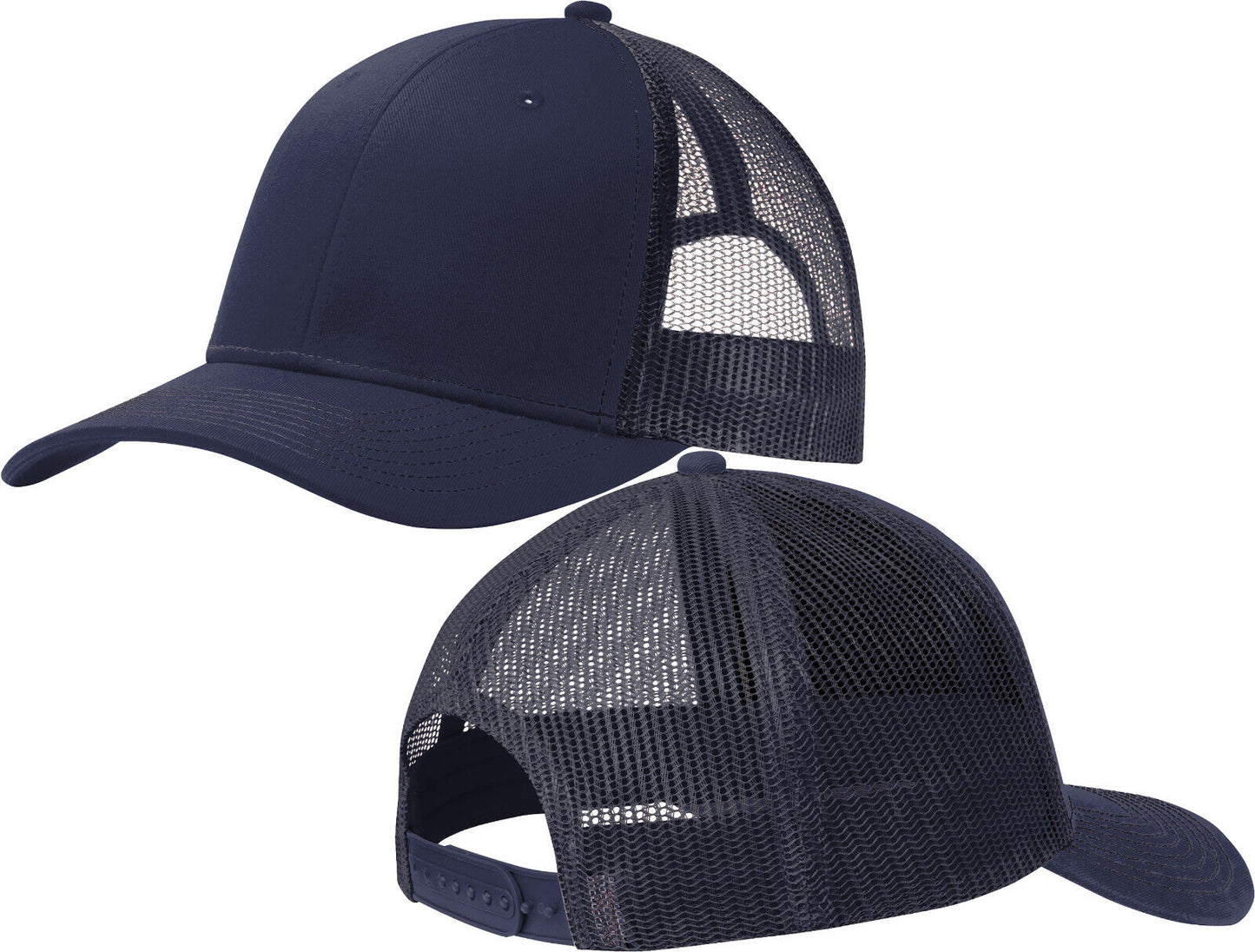 Mens Ladies Mesh Structured Cap Mid Profile Snapback Hat MANY COLOR OPTIONS NEW!