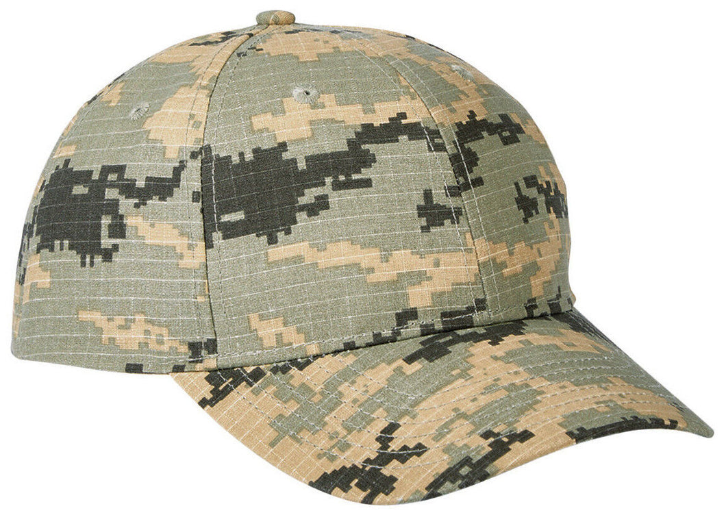 Adult Camo Hat Structured Adjustable 6 Panel Baseball Cap NEW
