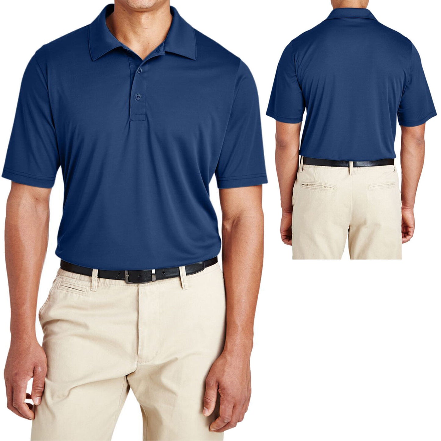 BIG MENS Performance Polo Shirt UV Protection 2XL 3XL 4XL