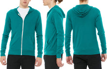 Load image into Gallery viewer, American Apparel Triblend Full Zip Lightweight Hoodie Soft Blended Hooded XS-2XL