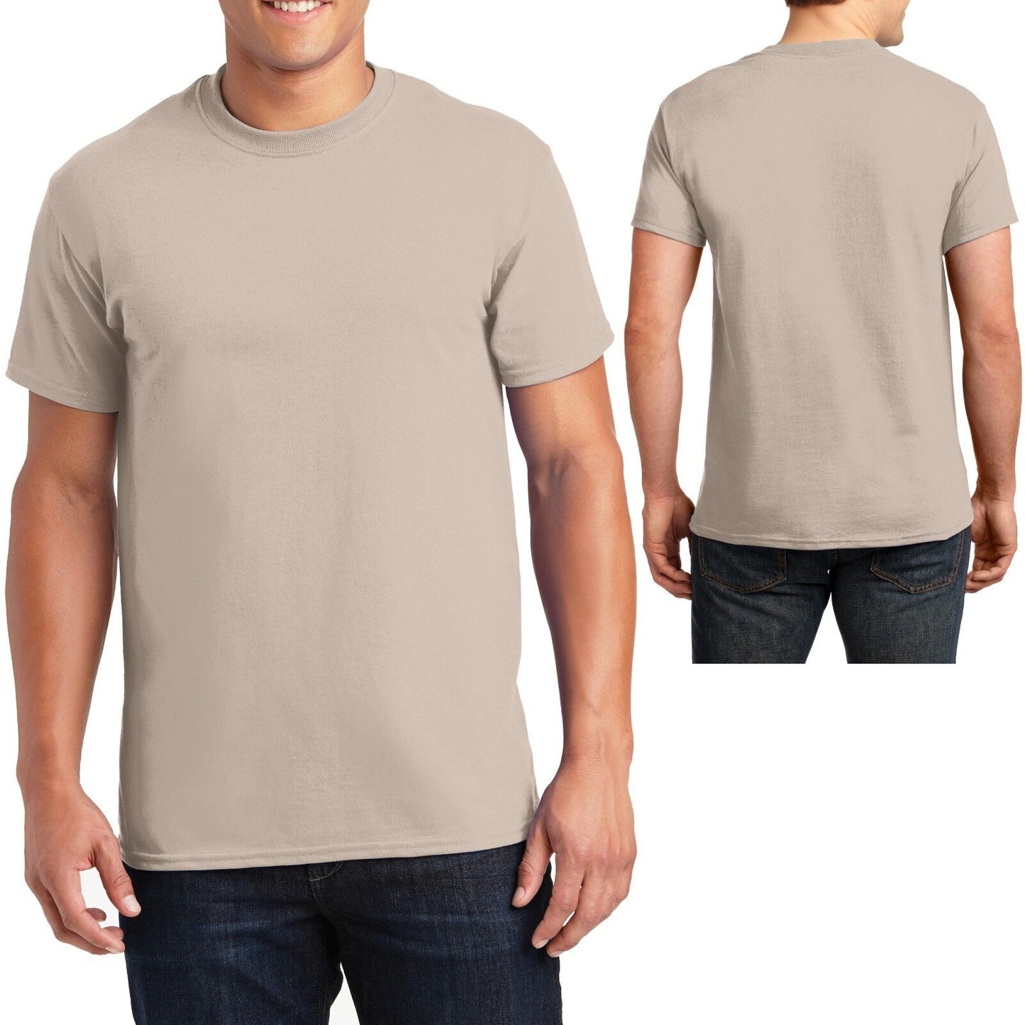 Gildan Mens T-Shirt Ultra Cotton Short Sleeve Tee S-XL, 2XL, 3XL, 4XL, 5XL NEW