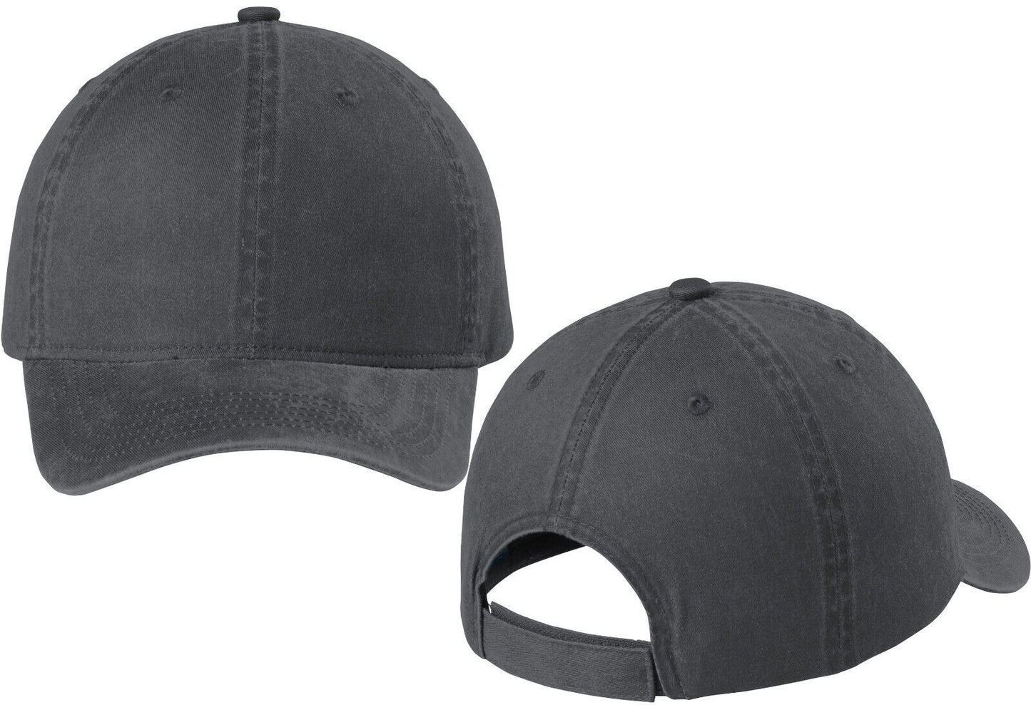 Garment Washed Cotton Twill Baseball Cap Unstructured Low Profile Hat Men Women