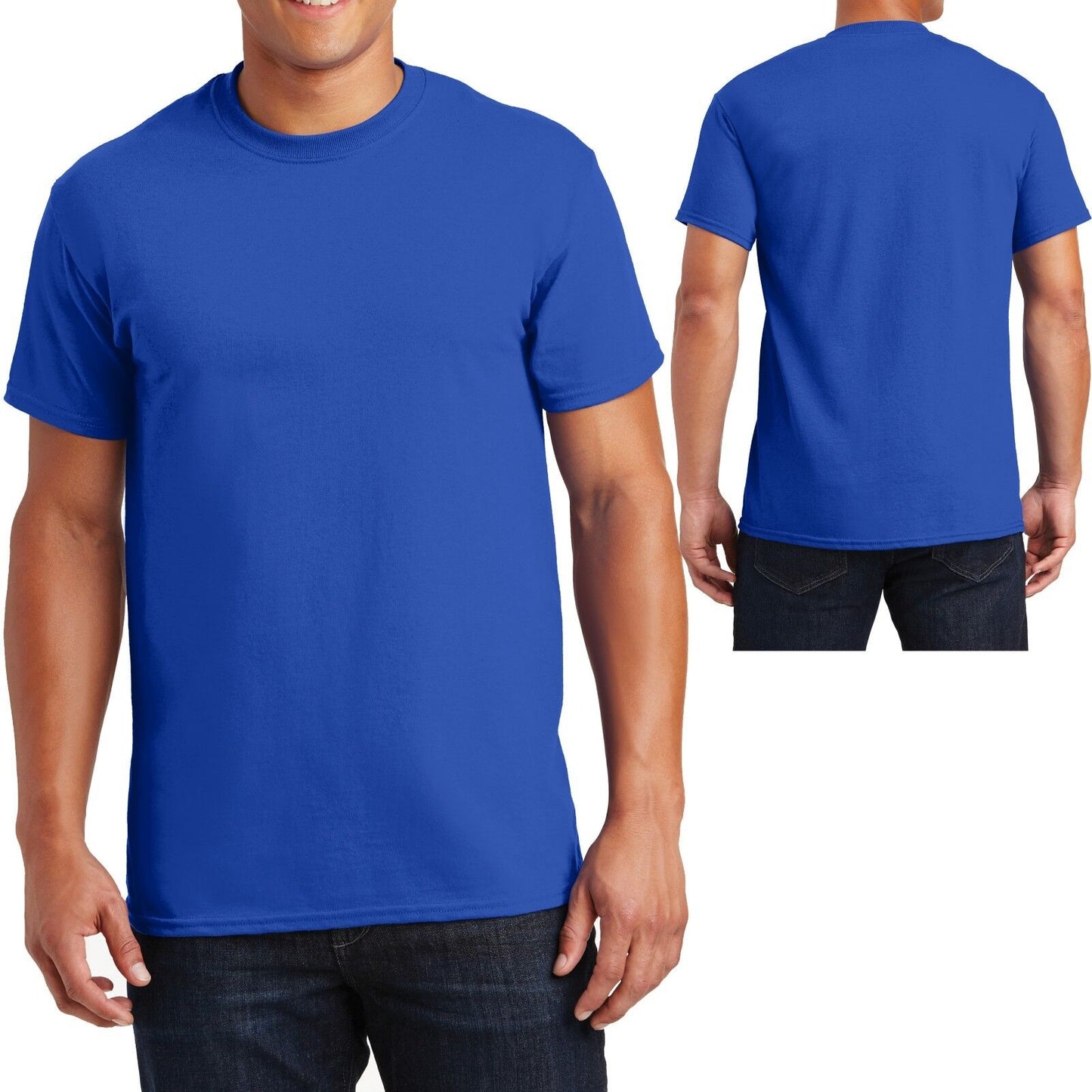 Gildan Mens T-Shirt Ultra Cotton Short Sleeve Tee S-XL, 2XL, 3XL, 4XL, 5XL NEW