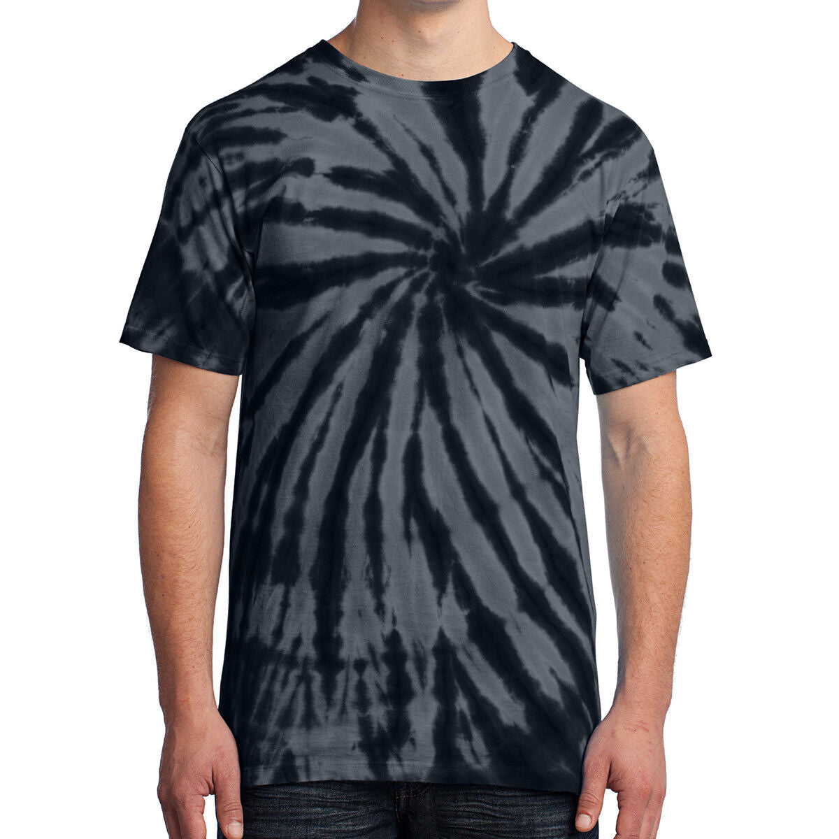 Spiral Tie Dye Mens T-Shirt Blank Tye Dyed Tee S, M, L, XL, 2X, 3X, 4X NEW