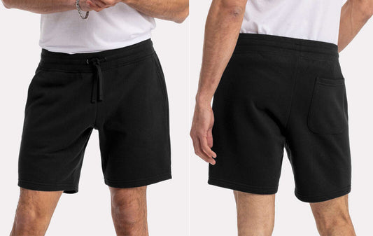 Mens Fleece Sweatshort Super Soft Shorts With Side Pockets and Back Pocket XS-3X