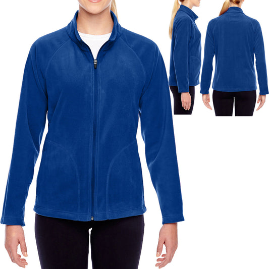 Ladies Full Zip Jacket Polar Micro Fleece with Pockets Womens XS-XL, 2XL, 3XL