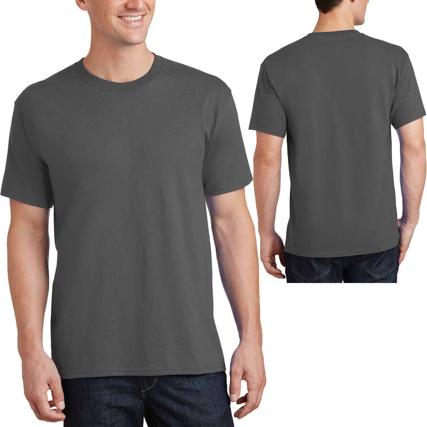 TALL Mens 100% Cotton Tee Classic Fit T-Shirt LT, XLT, 2XLT, 3XLT, 4XLT NEW!