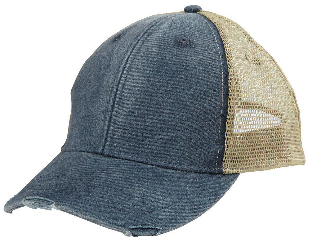 Mens/Ladies Distressed Ollie Pigment Died Cap Structured Mid-Profile Hat NEW!