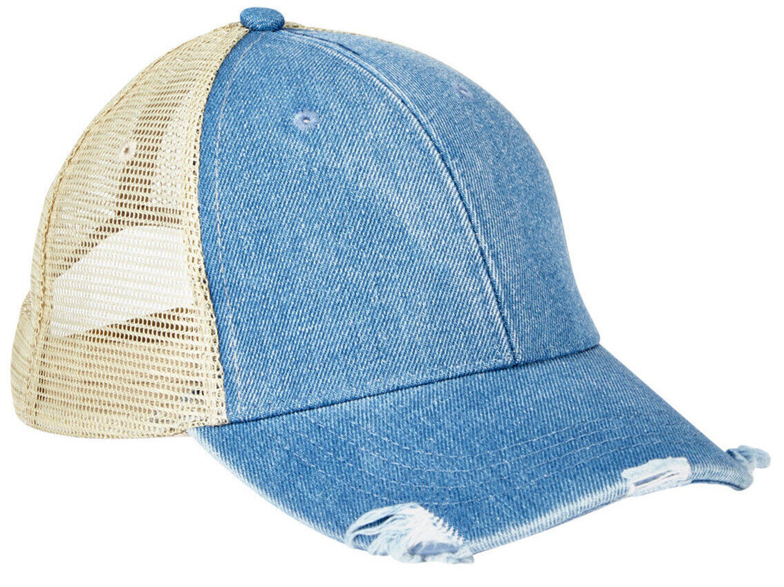 Mens/Ladies Distressed Ollie Pigment Died Cap Structured Mid-Profile Hat NEW!