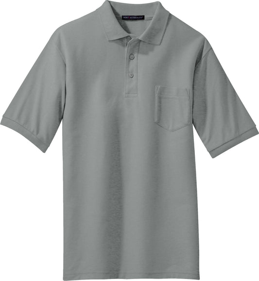 Mens Big and Tall Soft Blended Pocket Polo Shirt LT, XLT, 2XLT, 3XLT, 4XLT NEW