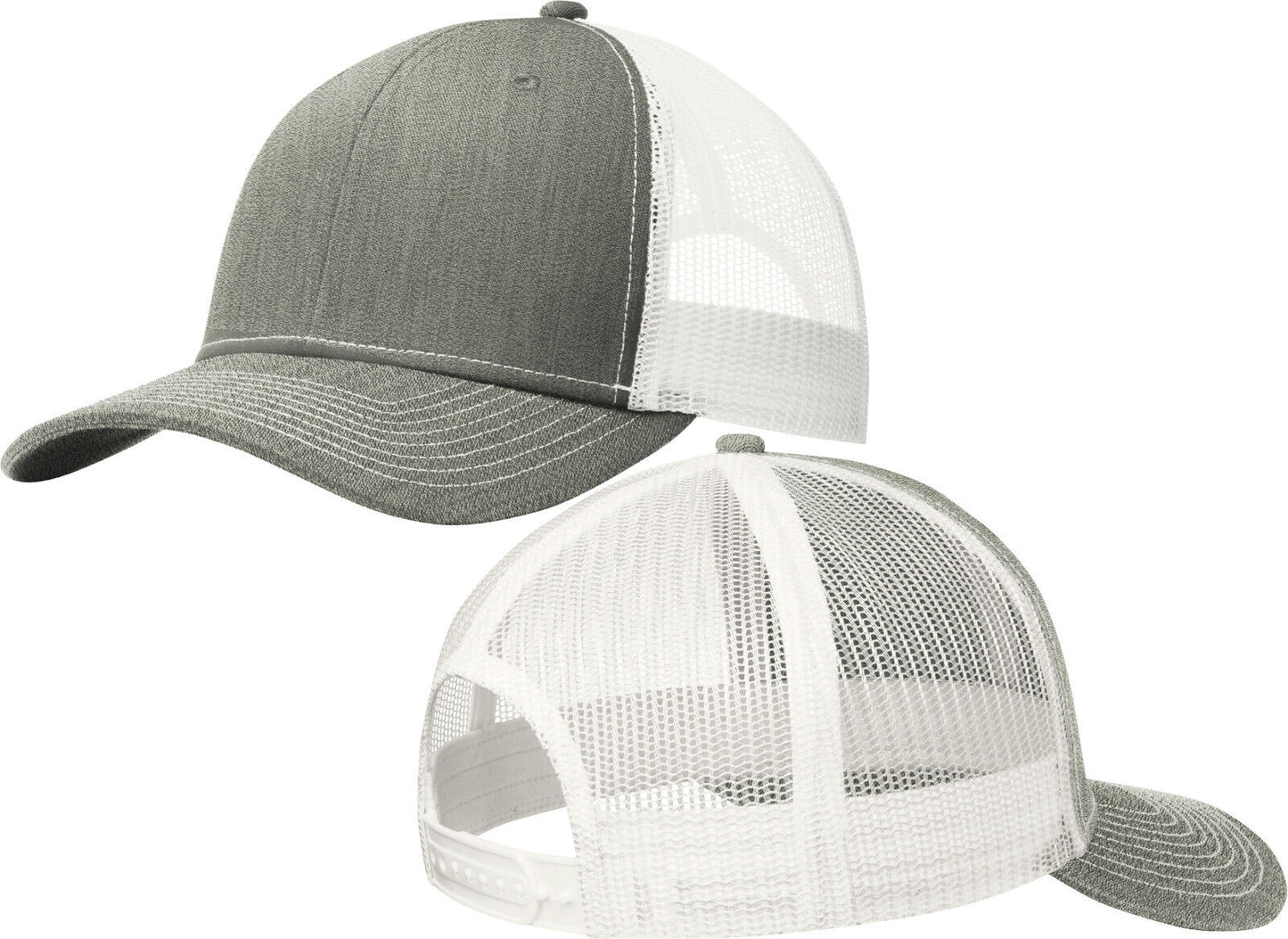 Men's Color Blocked Mesh Hat Structured Cap Mid Profile Snapback Headwear NEW!