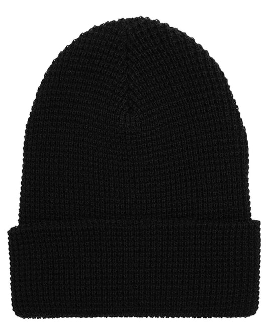 YP Classics Cuffed Waffle Beanie Winter Warm Densley Woven Hypoallergenic NEW!