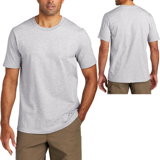 Mens 100% Soft Cotton Short Sleeve American Made T-Shirt 6 Ounce Tee S-4XL NEW!