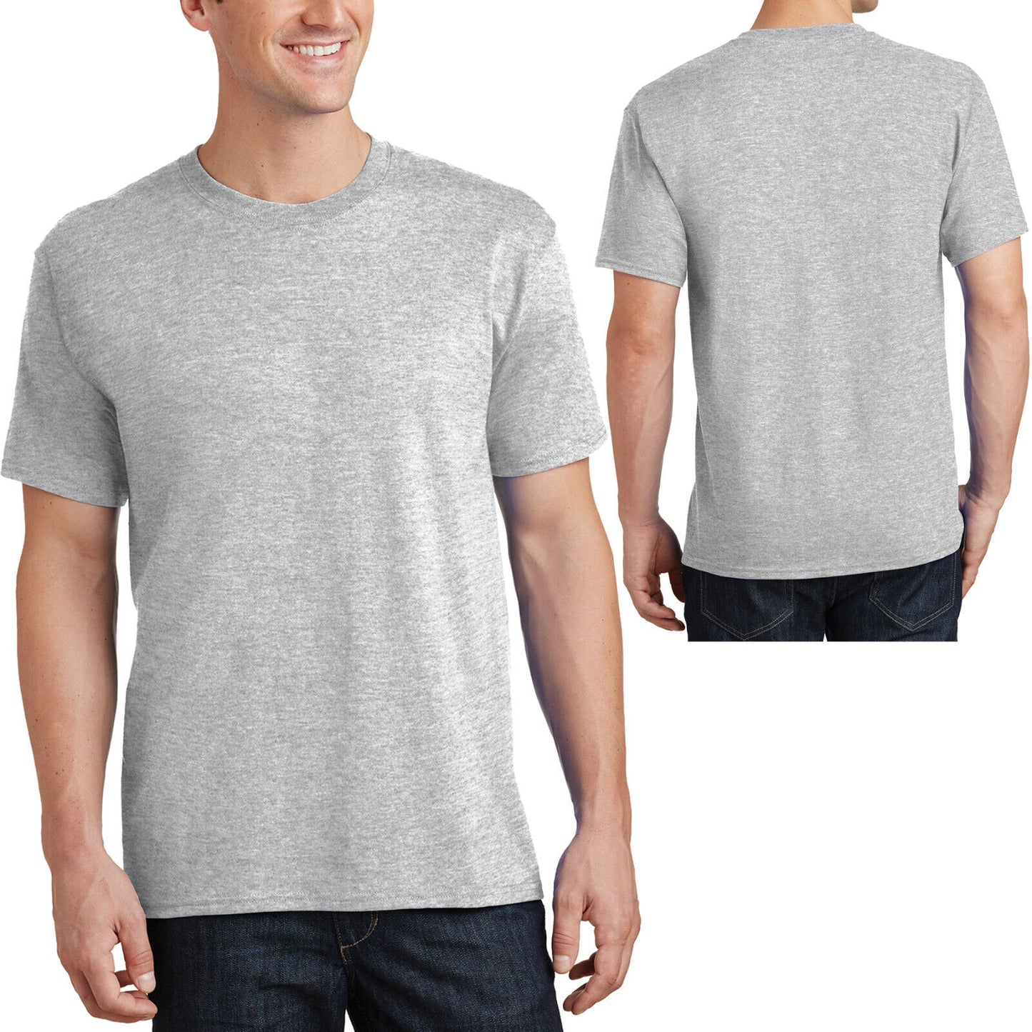 TALL Mens 100% Cotton Tee Classic Fit T-Shirt LT, XLT, 2XLT, 3XLT, 4XLT NEW!