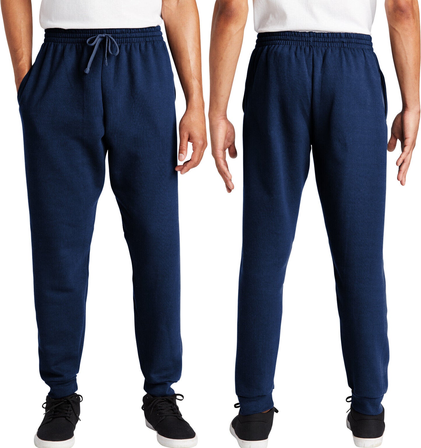 Jerzees Mens Fleece Jogger Blended Sweatpants Pill Resistant S-3XL NEW!