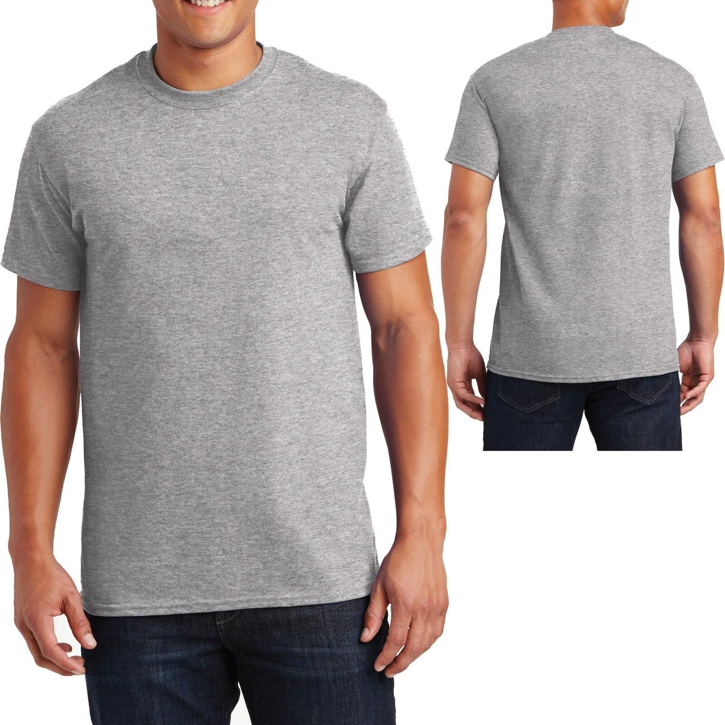 Gildan Mens T-Shirt Ultra Cotton Short Sleeve Tee S-XL, 2XL, 3XL, 4XL, 5XL NEW