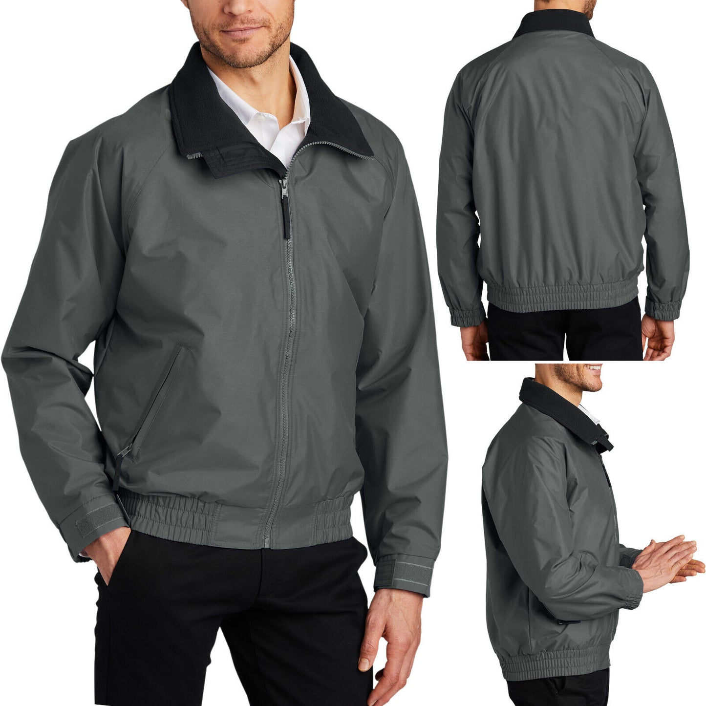 Mens Warm Wind and Water Resistent Jacket Fleece Lined Winter Warm XS-6XL NEW!