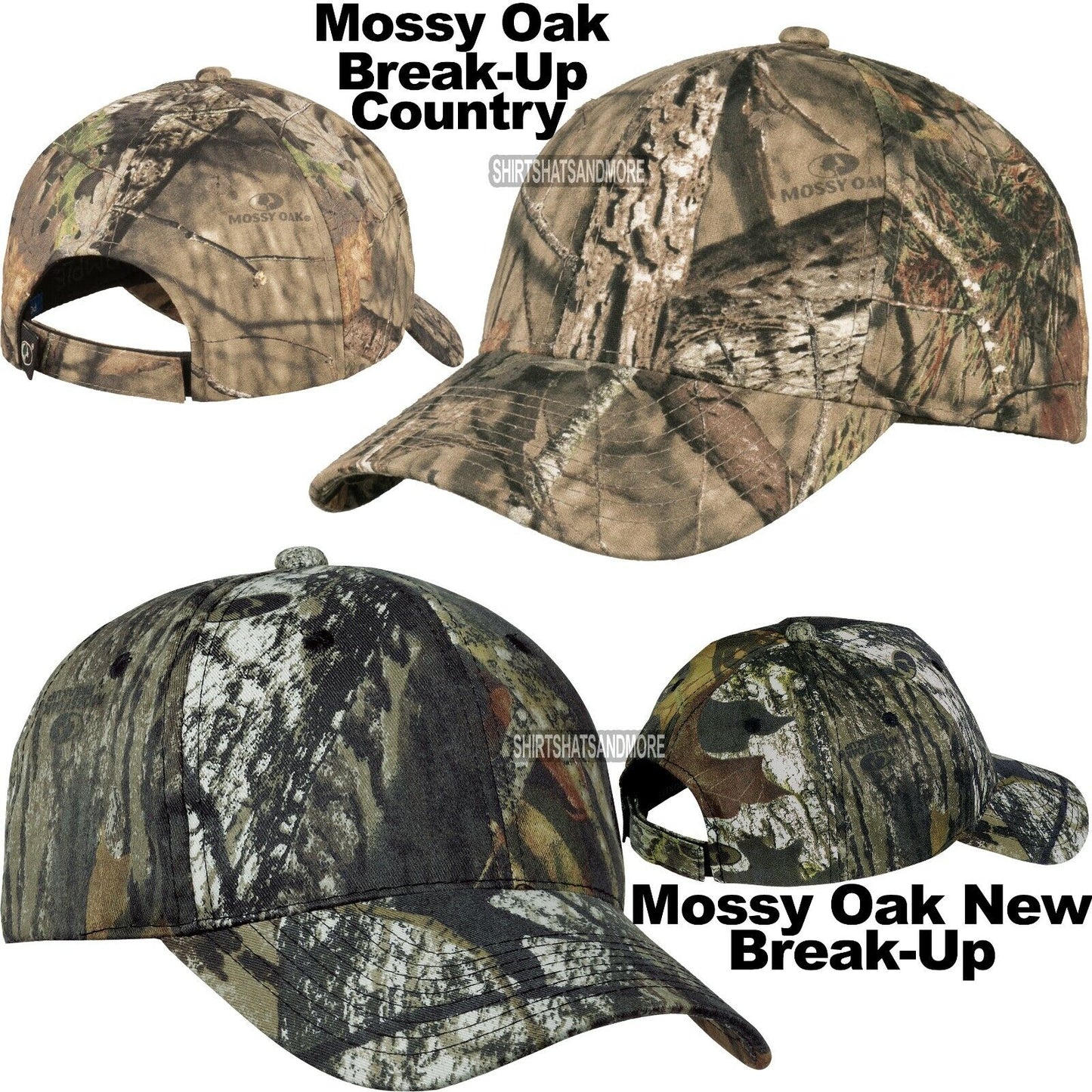 Mossy Oak New Break-Up, Country Camo Hat Baseball Cap Hunting Adjustable NEW