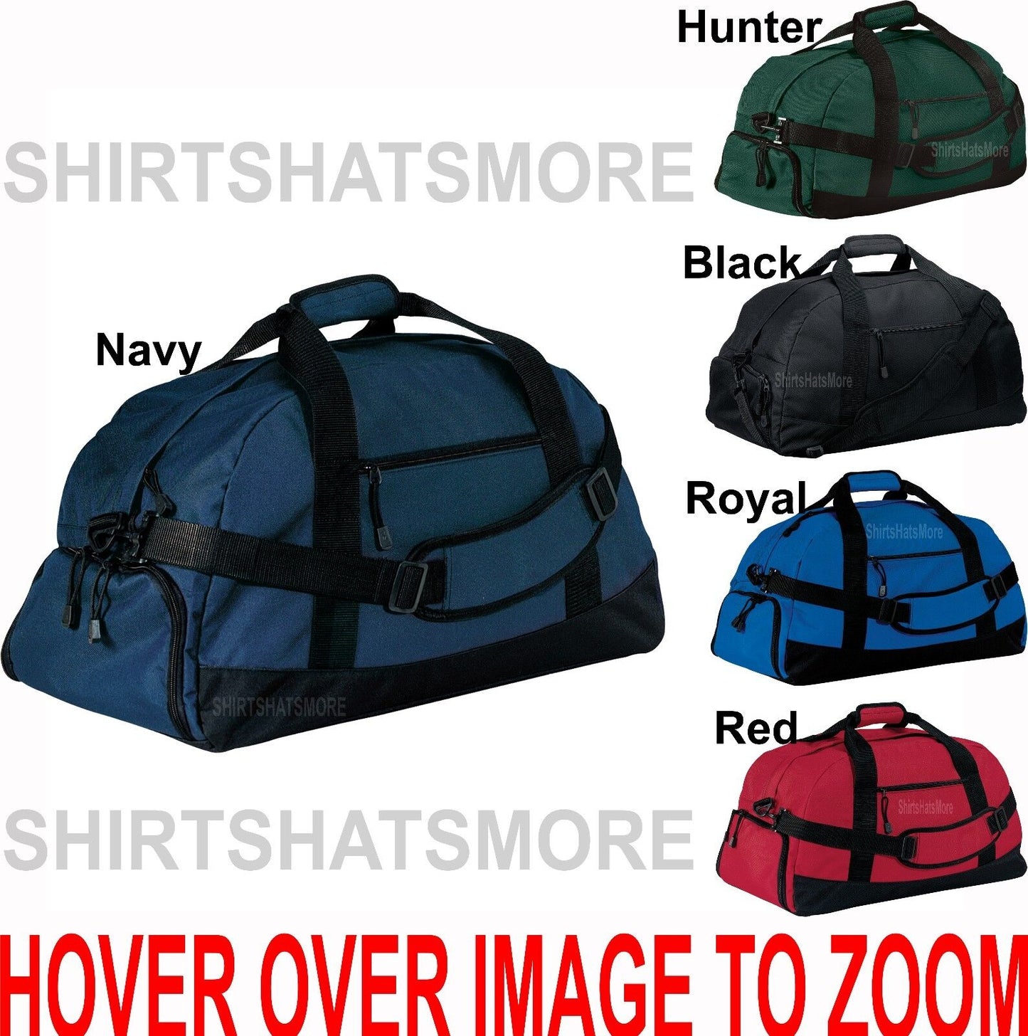 Gym Bag Duffle Workout Sport Travel Carry On Duffel 5 Colors NEW