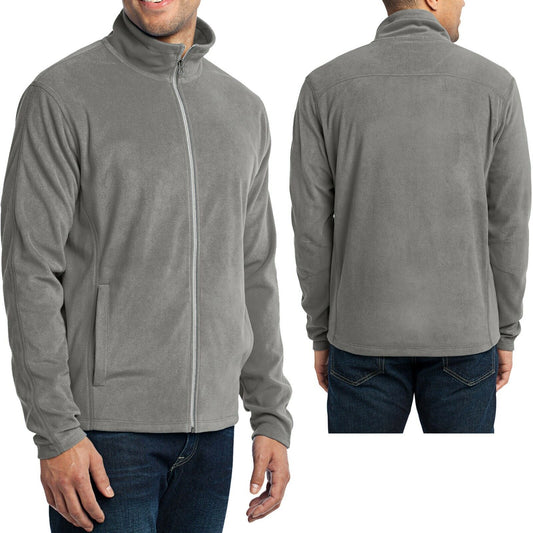 BIG MENS Polar Micro Fleece Full Zip Jacket with Pockets Winter Warm XL 2X 3X 4X