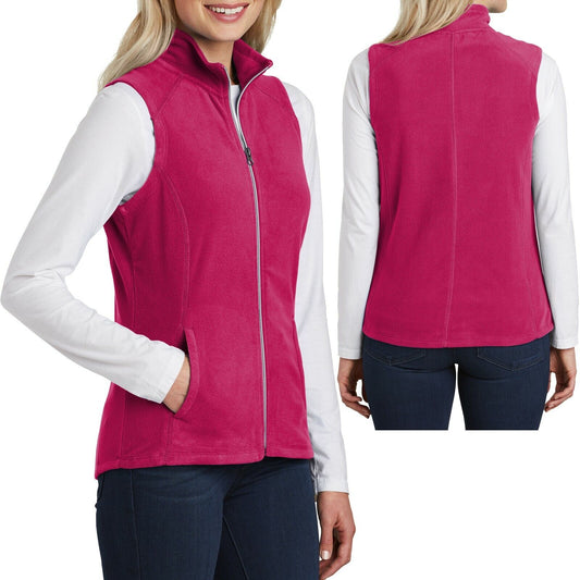 Ladies Plus Size Polar Fleece Vest With Pockets Warm Womens XL, 2XL, 3XL, 4XL