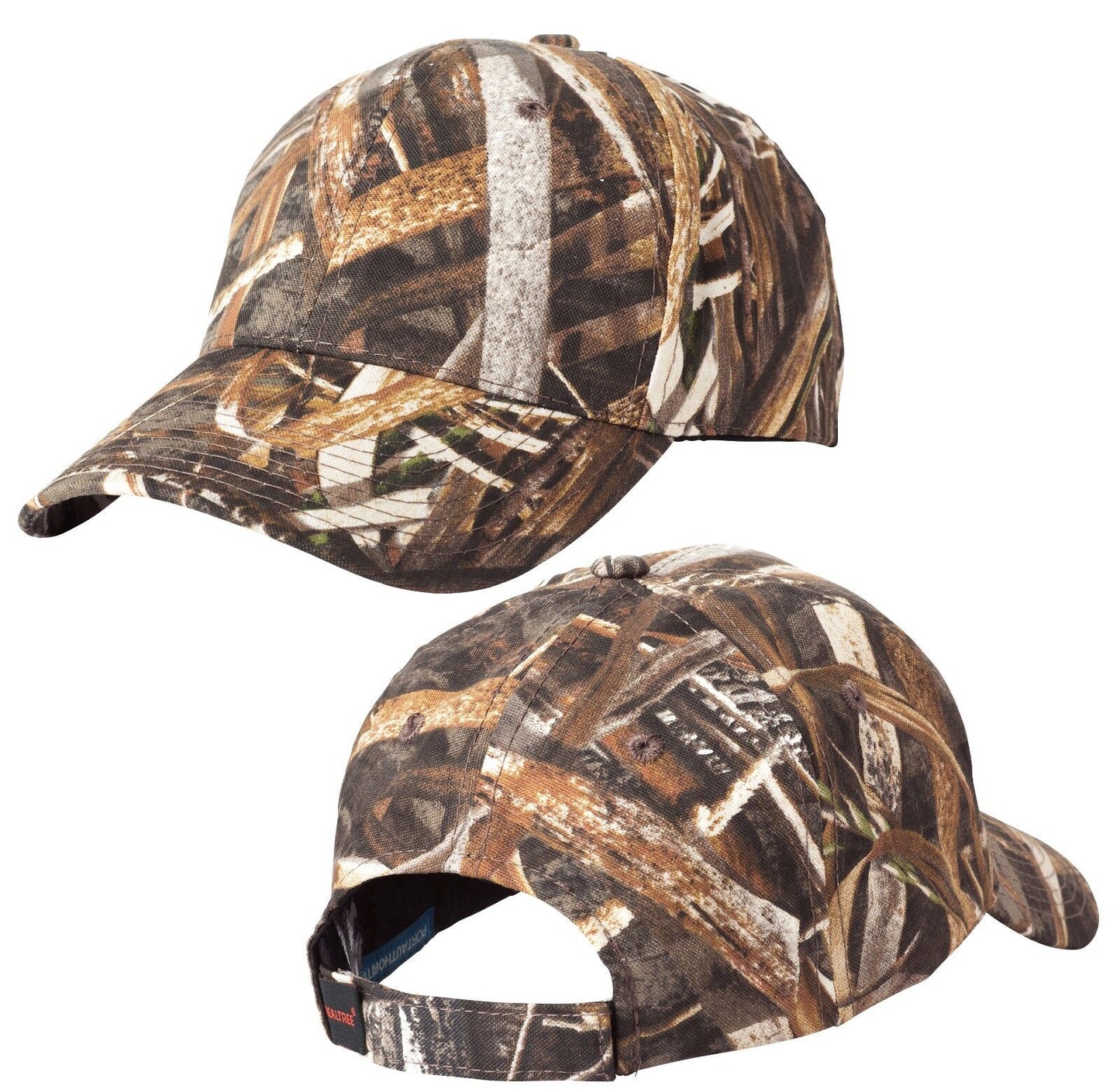 Mens Camo Baseball Cap Hat Structured Adjustable Mossy Oak Country Realtree Xtra