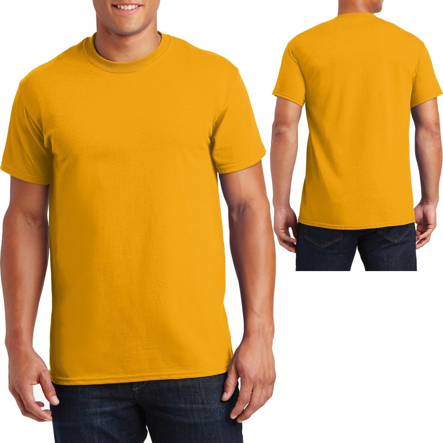 Gildan Mens T-Shirt Ultra Cotton Short Sleeve Tee S-XL, 2XL, 3XL, 4XL, 5XL NEW