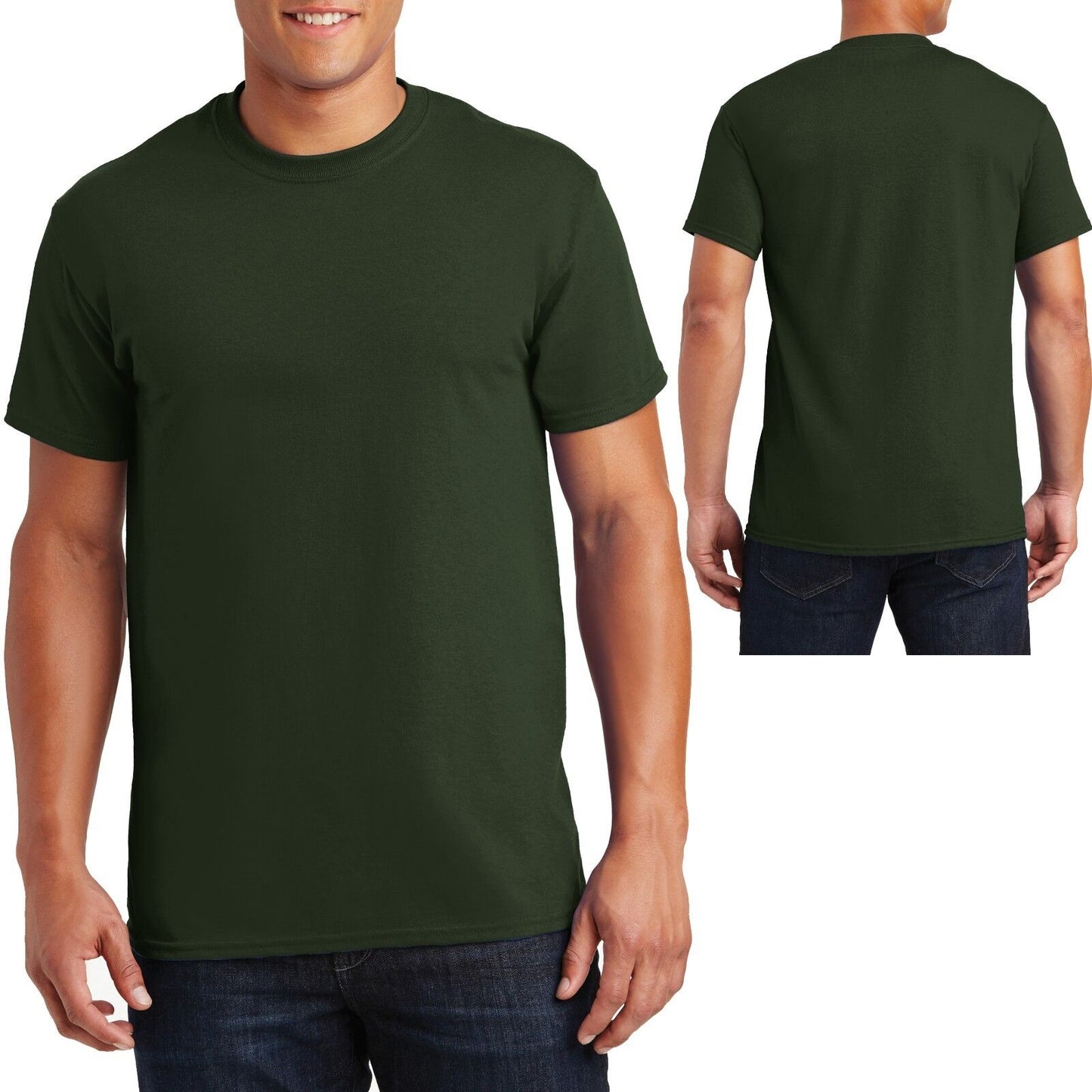 Gildan Mens T-Shirt Ultra Cotton Short Sleeve Tee S-XL, 2XL, 3XL, 4XL, 5XL NEW