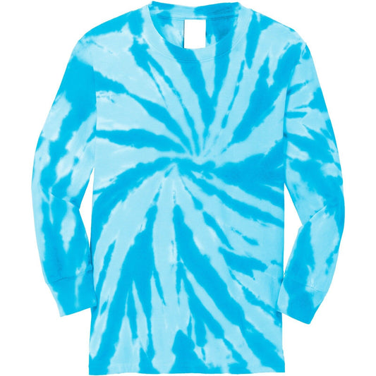 Youth T-Shirt Tie Dye LONG SLEEVE Boys Girls Kids Tee XS, S, M, L, XL NEW