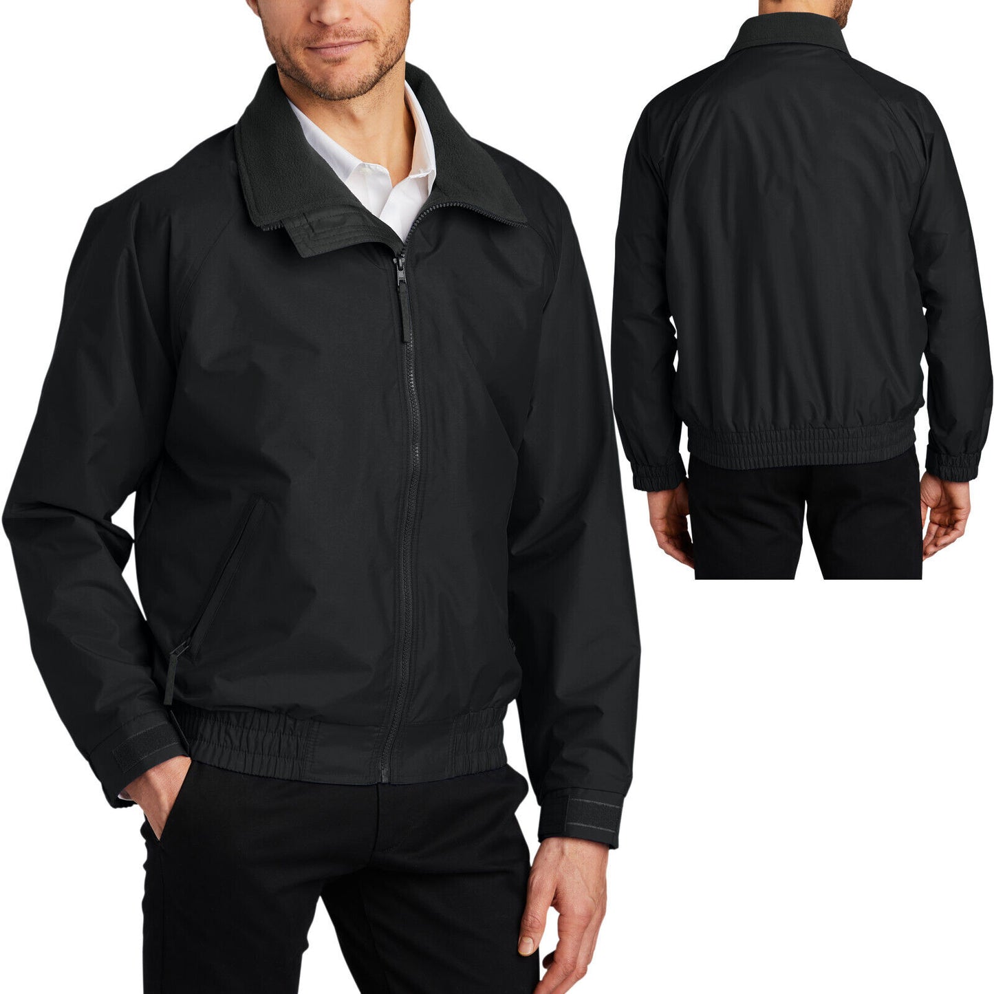 Mens Warm Wind and Water Resistent Jacket Fleece Lined Winter Warm XS-6XL NEW!