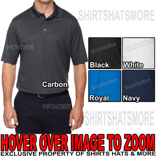 Mens BIG & TALL Polo Shirt Dri Fit Performance Fabric LT XLT 2XLT 3XLT 4XLT 5XLT