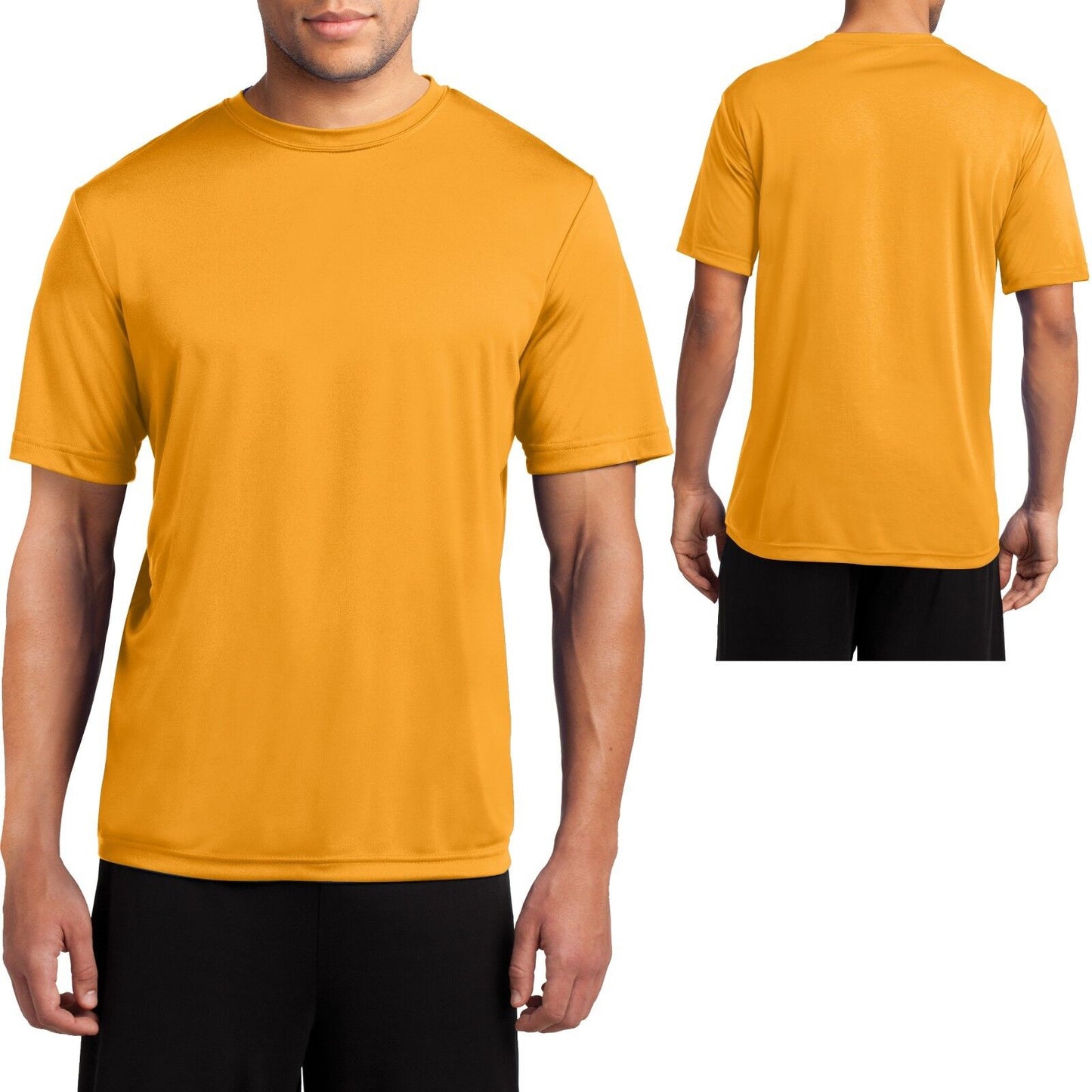 Men's Moisture Wicking T-Shirt Workout Performance Tee S, M, L, XL, 2X, 3X, 4X