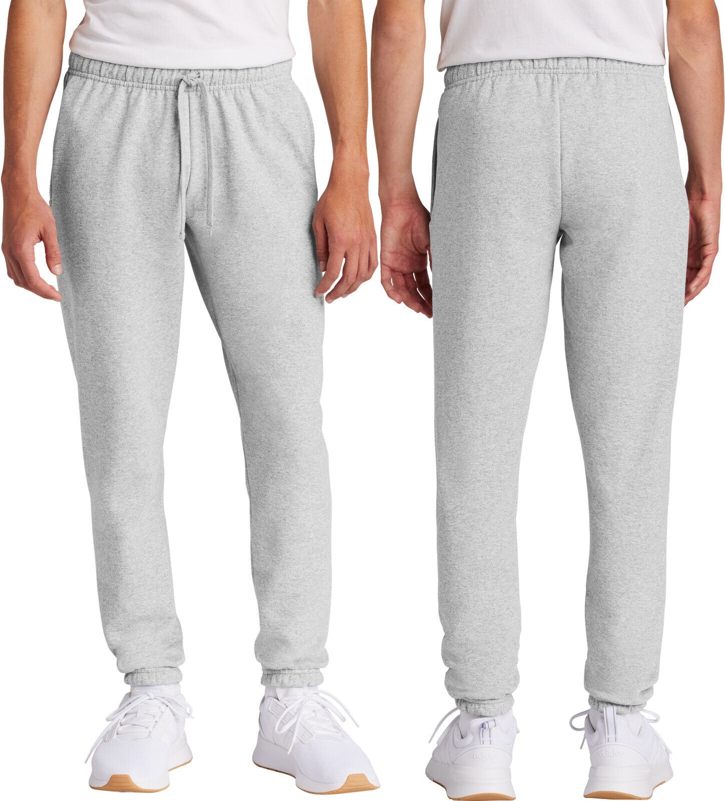 Mens Fleece Joggers Comfortable Soft Blended Sweatpants With Pockets S-4XL NEW!