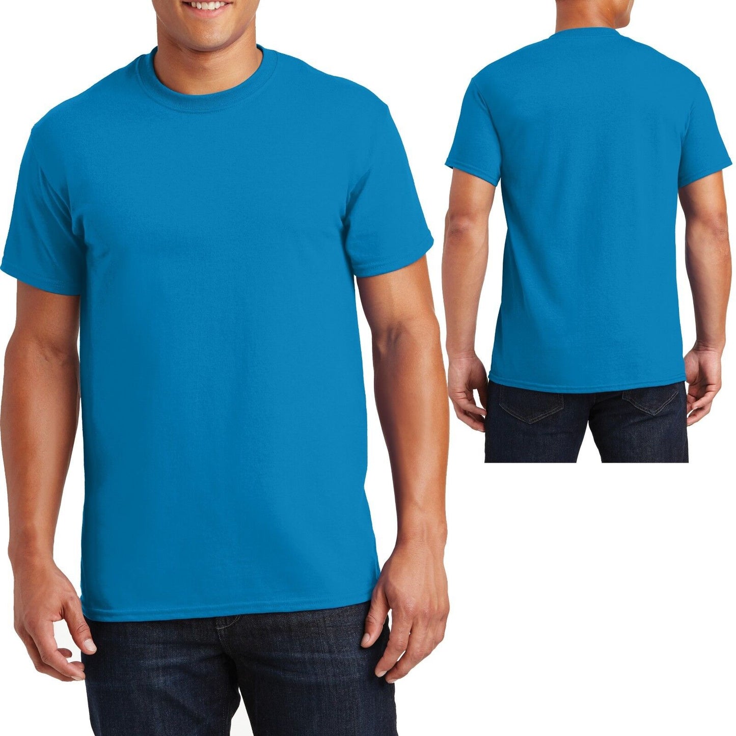 Gildan Mens T-Shirt Ultra Cotton Short Sleeve Tee S-XL, 2XL, 3XL, 4XL, 5XL NEW