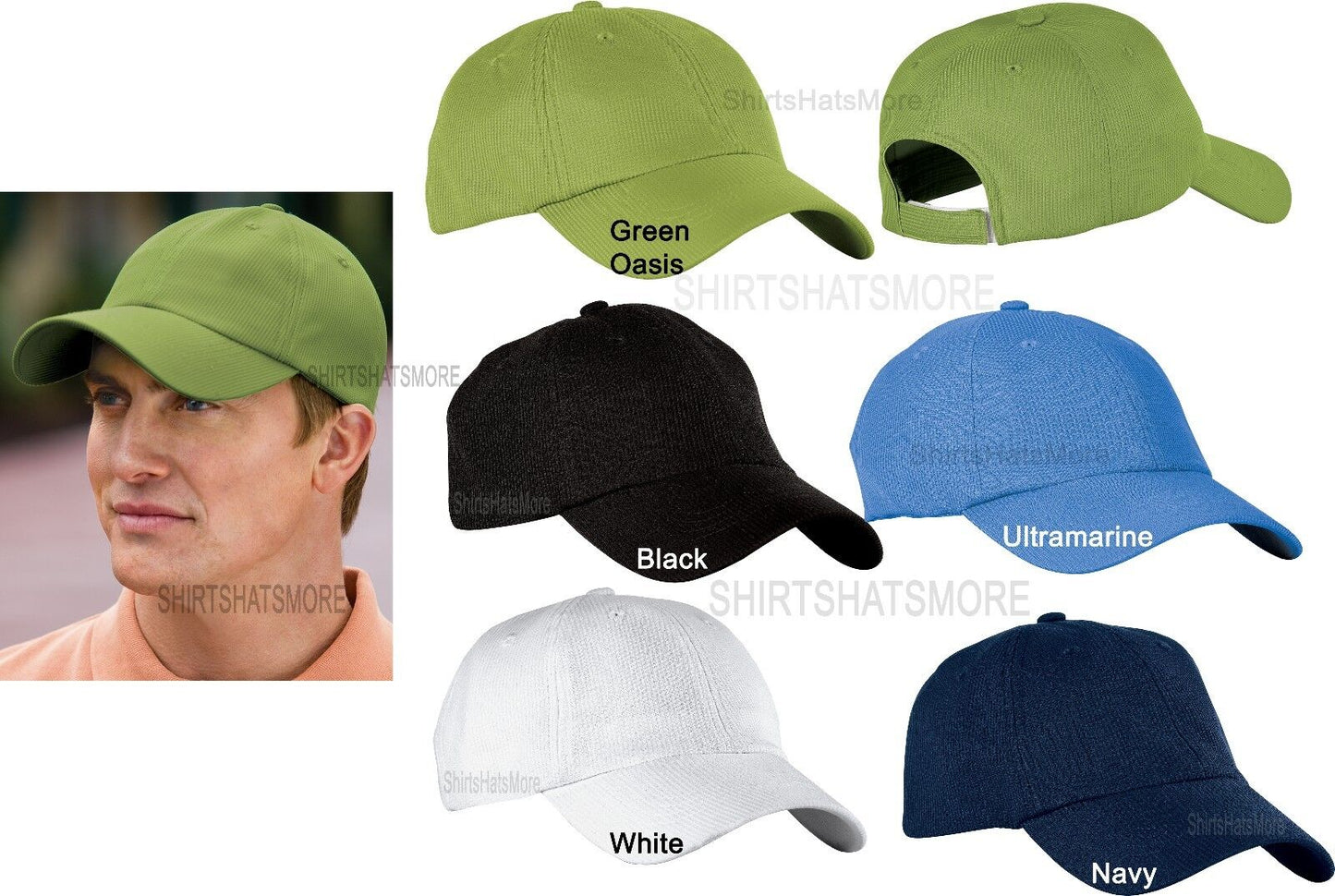 COOLON Moisture Wicking Unstructured Cap Running Baseball Golf Unisex Adjustable