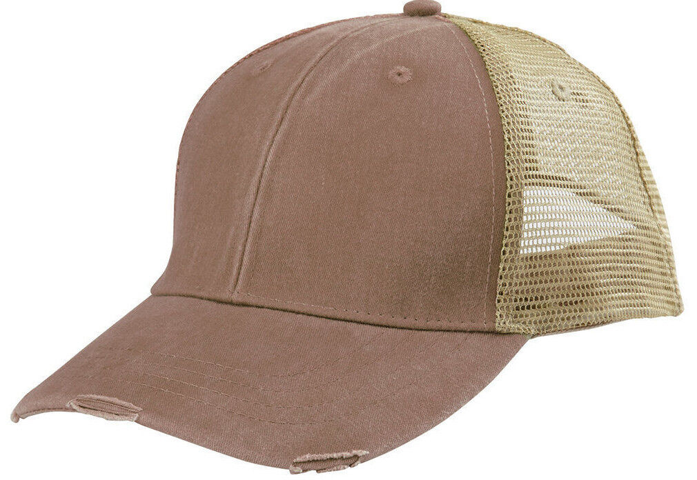 Mens/Ladies Distressed Ollie Pigment Died Cap Structured Mid-Profile Hat NEW!