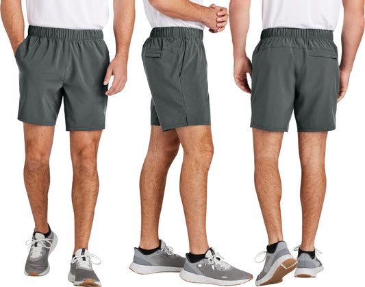 Mens 7" Moisture Wicking Snag Resistant Shorts Gym Exercise Workout Run XS-4XL