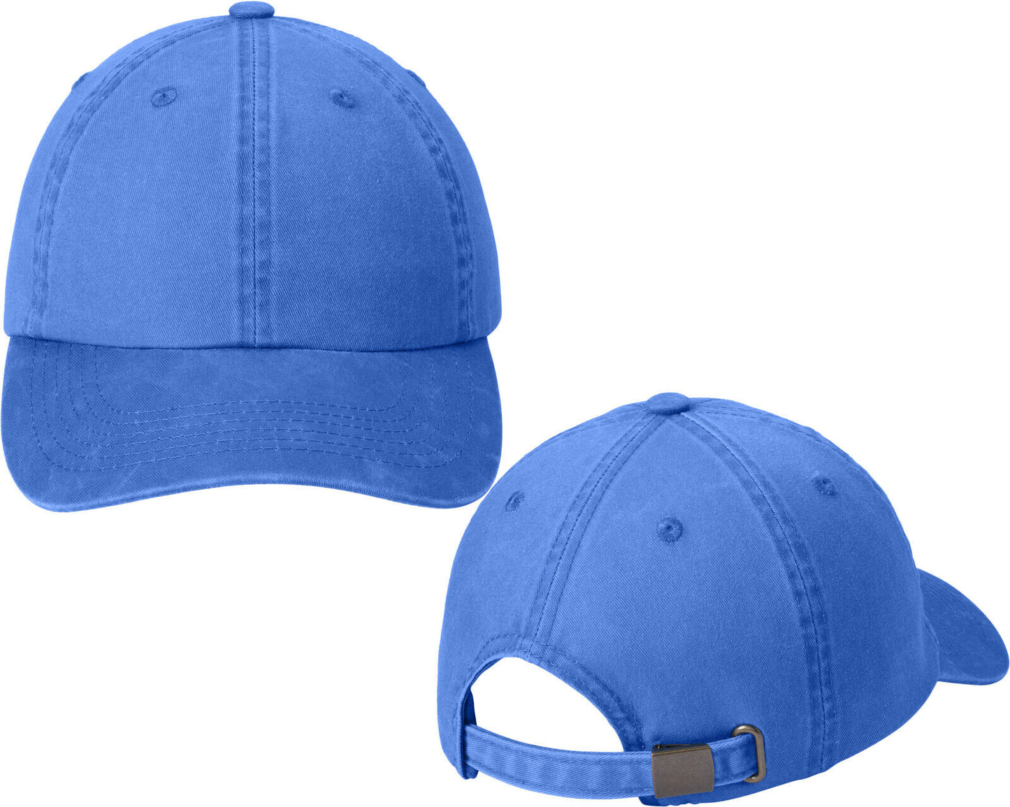 Garment Wash Pigment Dyed 100% Cotton Hat Unstructured Low Profile Baseball Cap